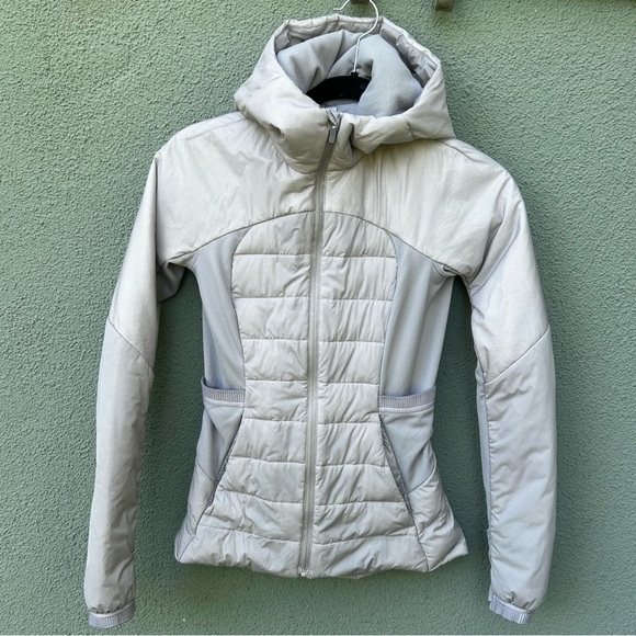 Lululemon Down For It All Jacket | Dark Chrome | Size 2 - Picture 3 of 11